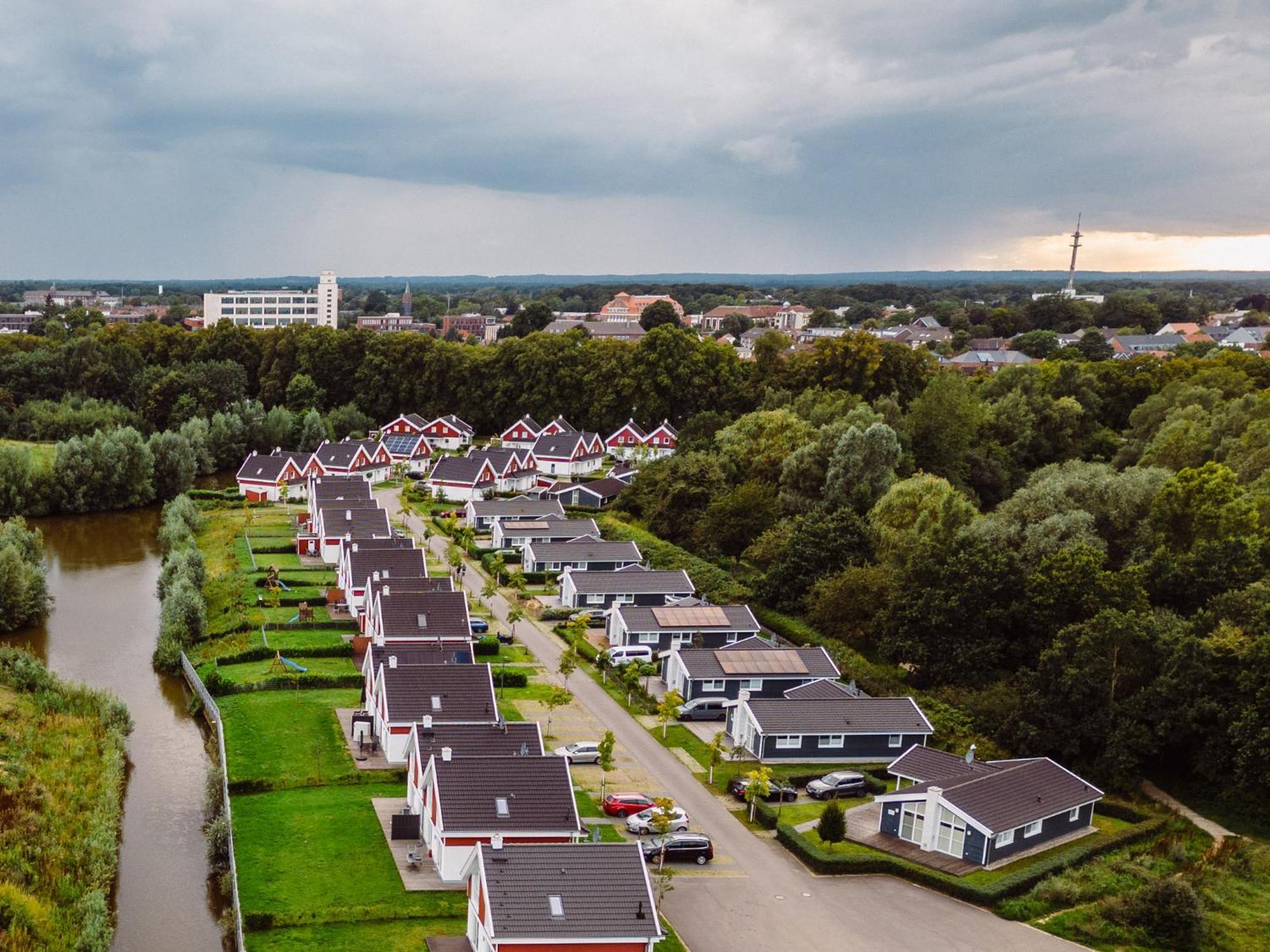 Ferienhaus Nordhorn - Auf Wolke 7 und Seeparadies Exterior foto